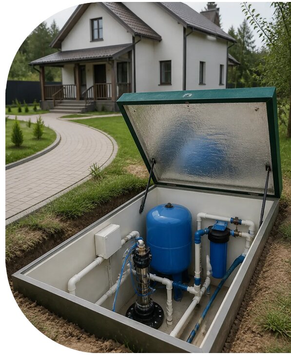 Автономное водоснабжение дома в Нижнем Тагиле от 156135 р. | АПаруса-Нжн