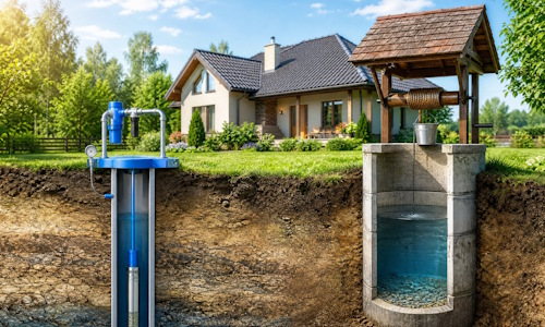 Автономное водоснабжение загородного дома Нижний Тагил: скважина или колодец 